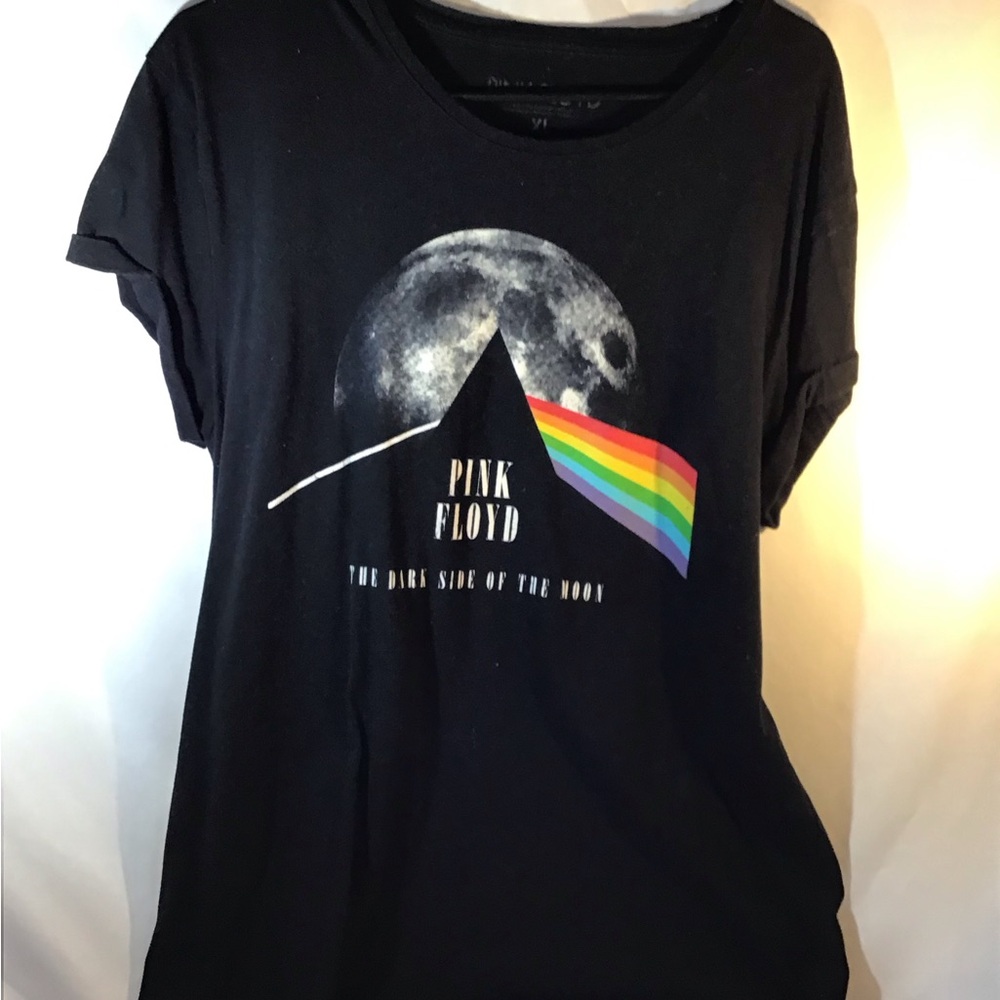 Pink Floyd Charcoal Tee with Subtle Design